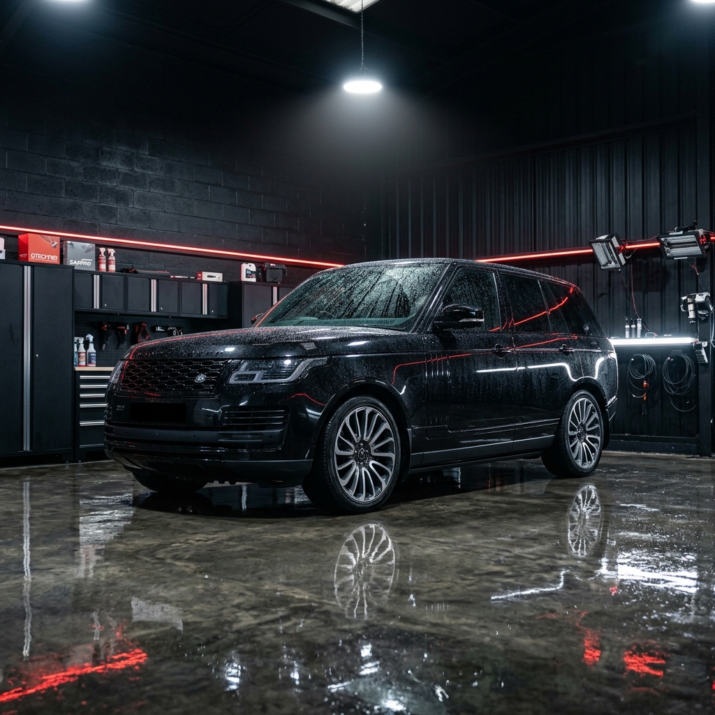 Auto dopo il trattamento di detailing